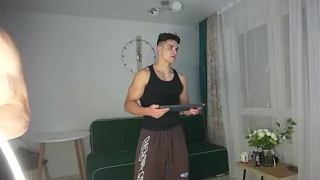 Horny_boyzz — Naked Flexing and hugs
